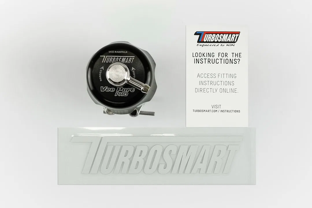 TS-0205-1131 – TURBOSMART Turbocharger Blow Off Valve, Vent To Atmosphere 38MM Black Aluminum With 38 Millimeter Hose...